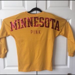 Pink VS Minnesota Gophers long sleeve